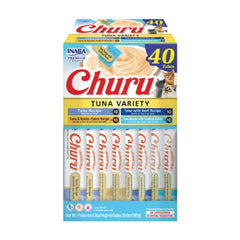 CHURU 40 ct Tuna Variety Box INABA مكافأت الكريمة