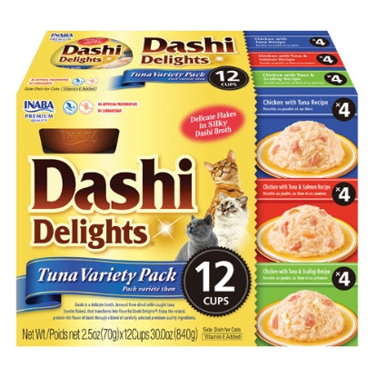 DASHI DELIGHTS 12 Ct Tuna Variety Pack INABA