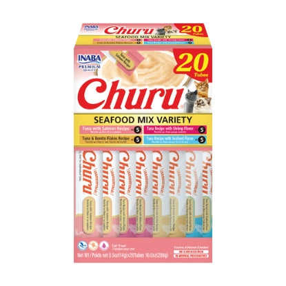 CHURU 20 ct Seafood Variety Box INABA
