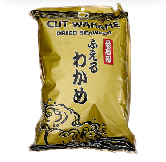 Shirakiku Cut Wakame Dried Seaweed.