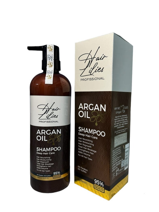 hair lilies argan oil شامبو للشعر
