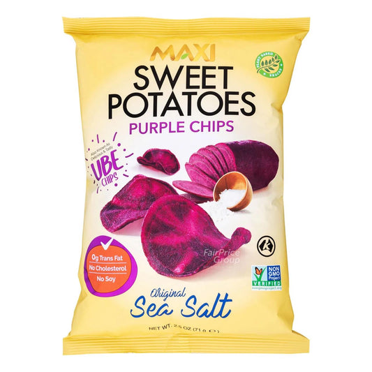 Maxi Sweet Potatoes Purple Chips - Original (Sea Salt)