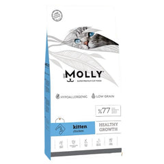 Molly kitten healthy growth 2kg للقطط الصغيرة بنكهة الدجاج