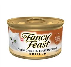 Fancy feast chicken & liver grilled 85g