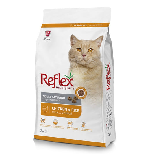 Reflex adult chicken 2kg للقطط البالغة بنكهة الدجاج