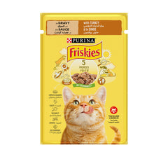 Friskies pouch 85g duck مغلف بنكهة البط