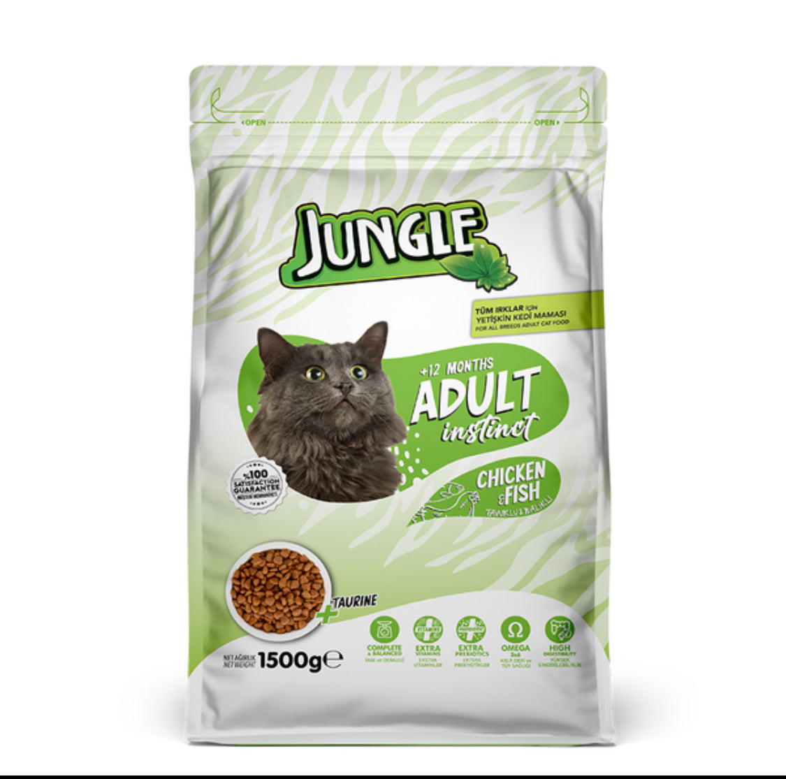 Jungle 1.5 kg adult chicken