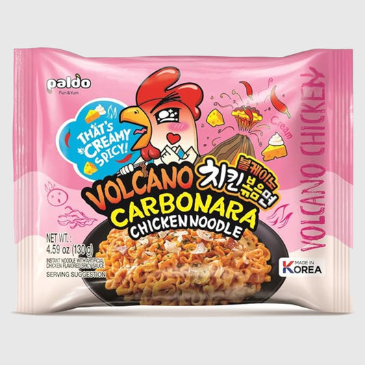 Paldo Volcano Carbonara Chicken Noodles