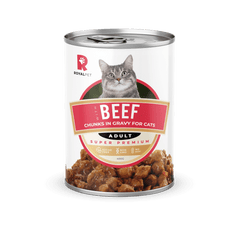 Royalpet gravy chunks 400g beef معلب قطع بالمرق بنكهة اللحم