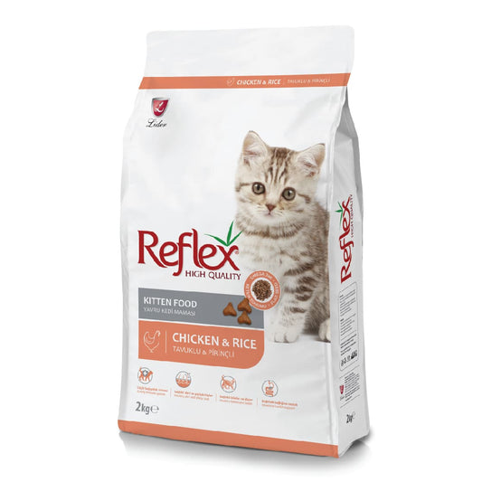 Reflex kitten chicken 2kg للقطط الصغيرة بنكهة الدجاج