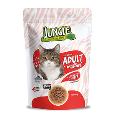 jungle pouch 100g beef مغلف بنكهة  اللحم