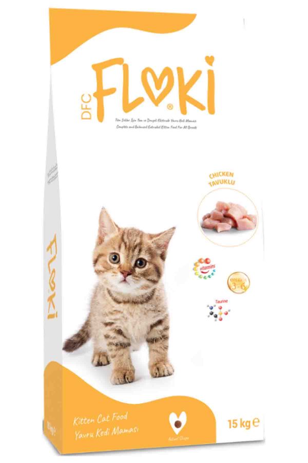 flocky 15kg شوال  للقطط الصغيرة
