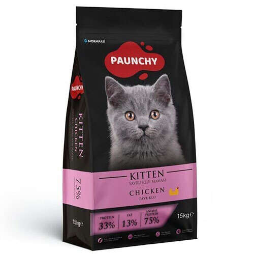 paunchy kitten 15kg شوال للقطط الصغيرة
